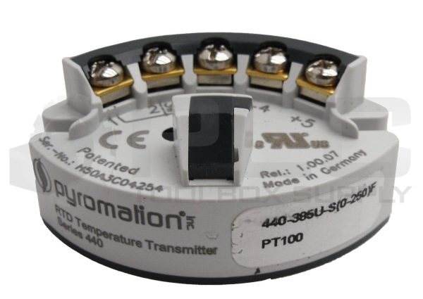NEW PYROMATION 440-385U-S(0-250)F TEMPERATURE TRANSMITTER SERIES 440 10-30VDC - Image 5