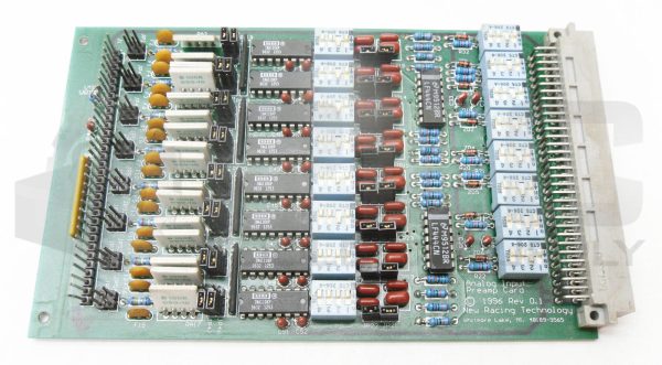 NEW RACING TECHNOLOGY 1996 REV 0.1 ANALOG INPUT PREAMP CARD *READ*