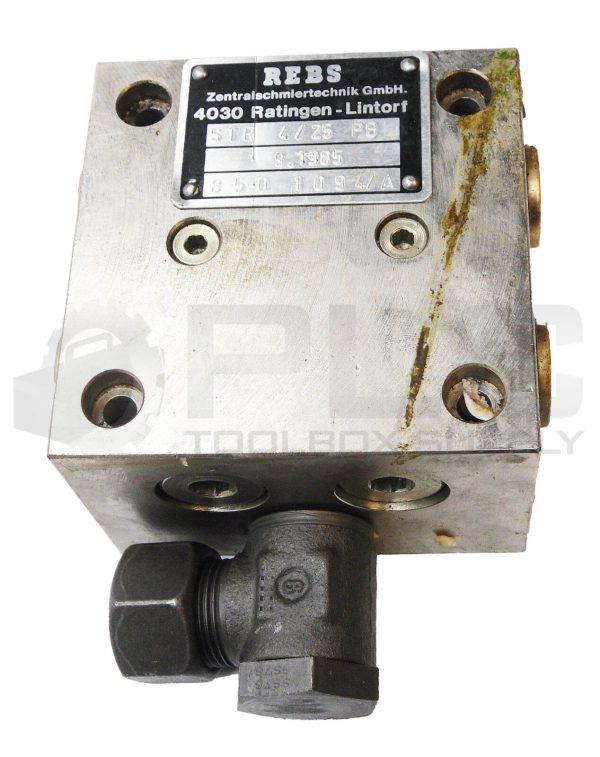 NEW REBS 9.1985 MANIFOLD BLOCK STR 4/25PB 8501094/A *READ*