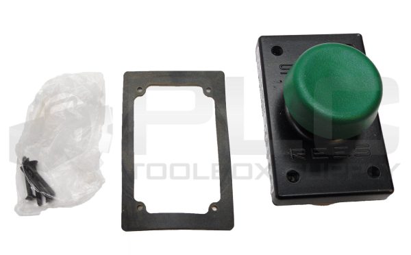 NEW REES 00662-003 DARK GREEN MUSHROOM-HEAD PUSHBUTTON - Image 3