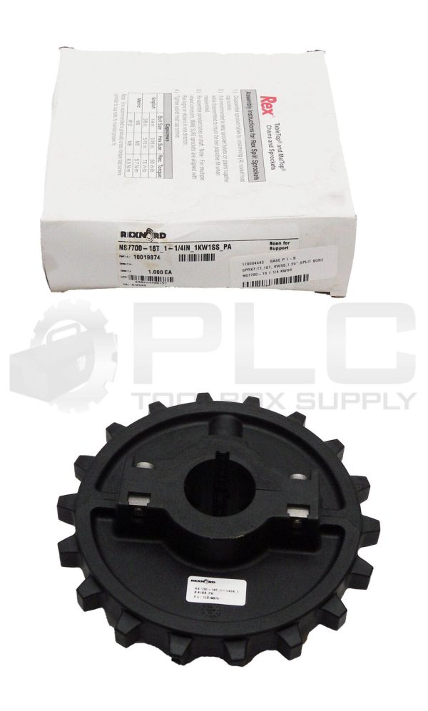 NEW REXNORD NS7700-18T_1-1/4IN_1KW1SS_PA SPLIT BORE SPROCKET 1-1/4"