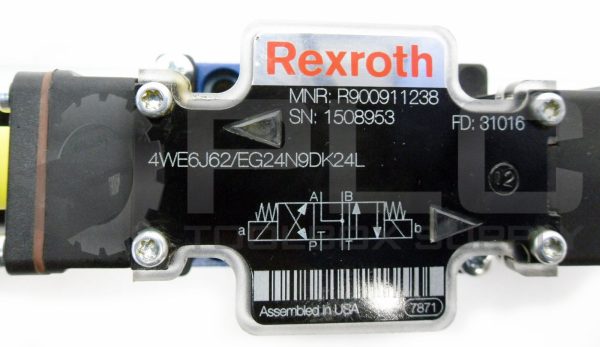 NEW REXROTH 4WE6J62/EG24N9DK24L VALVE R900911238 - Image 5