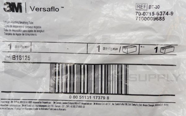 NEW SEALED 3M 70-0715-6374-9 LENGTH ADJUSTING BREATHING TUBE B18125 BT-30 - Image 6