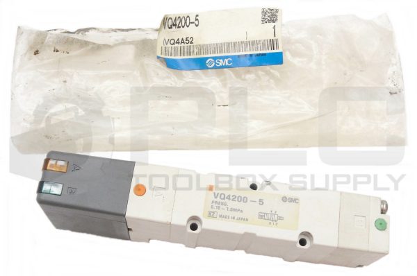 NEW SMC VQ4200-5 SOLENOID VALVE PRESS. 0.15~1.0MPA *READ*