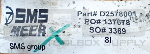 NEW SMS MEER D2578001 UNIVERSAL JOINT, 1/2" DRIVE TO 1/2" BORE, L: 3-3/8" - Image 6