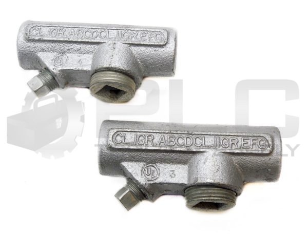 LOT OF 2 NEW O-Z/GEDNEY EYA-50 CONDUIT SEALED FITTING 1/2"