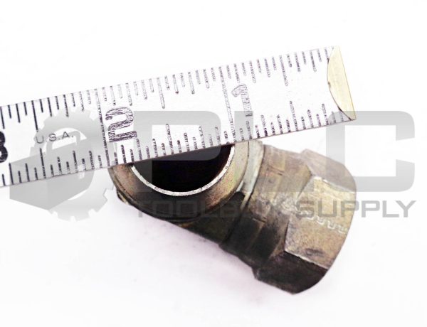 LOT OF 2 NEW PARKER 1 1/2" OD TO 1 1/2" ID 90° SWIVEL ELBOW FITTING - Image 4