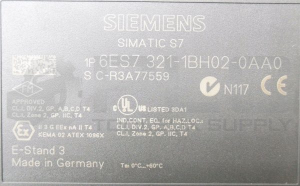 LOT OF 2 SIEMENS 6ES7 321-1BH02-0AA0 SIMATIC S7 INPUT MODULE *READ* - Image 7