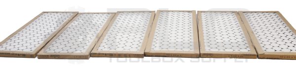 LOT OF 6 NEW GLASFLOSS 10X24X1 AIR FILTERS