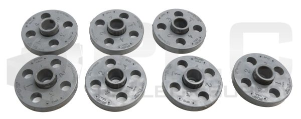 LOT OF 7 NEW SPEARS SCH80 FLANGE 1/2" CPVC 12FT-LBS