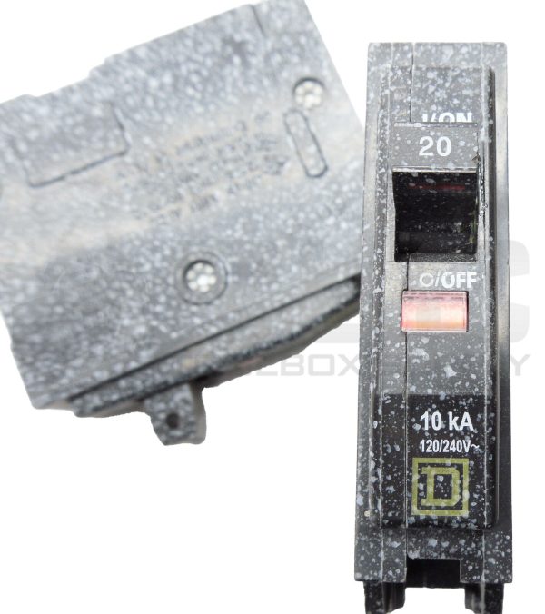 LOT OF 7 SQUARE D DP-4075 CIRCUIT BREAKER 20A 120/240V 10KA - Image 4