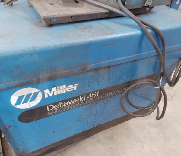 MILLER 903017 DELTAWELD 451 CONSTANT VOLTAGE DC ARC WELDING SOURCE W/ S-22A - Image 6