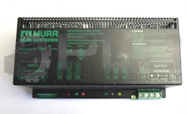 MURR ELEKTRONIK MPS20-3X400-500/24 POWER SUPPLY 85068