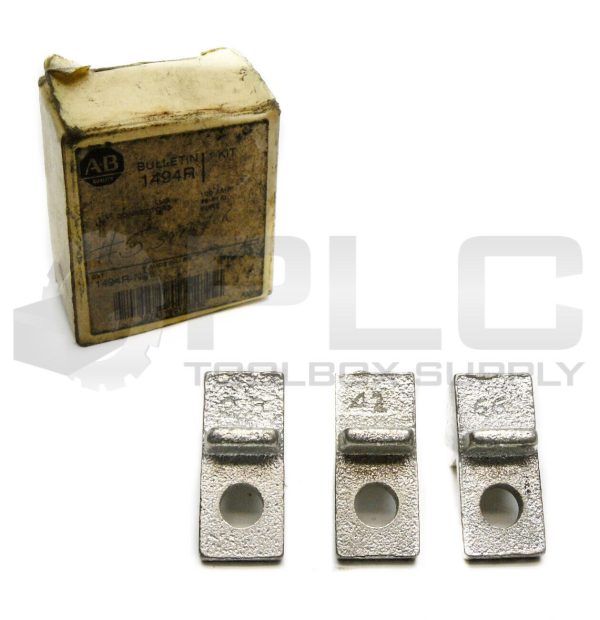 NEW ALLEN BRADLEY 1494R-N2 SER. A LUG KIT, 100AMP #8-#1/0 WIRE *READ*