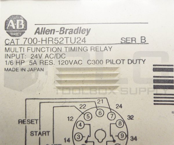 NEW ALLEN BRADLEY 700-HR52TU24 /B MULTI-FUNCTION TIMING RELAY 700HR52TU24 - Image 7