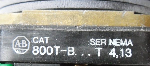 NEW ALLEN BRADLEY 800T-B... /T PUSH BUTTON RED W/ 800T-XAP /F CONTACT BLOCK - Image 7