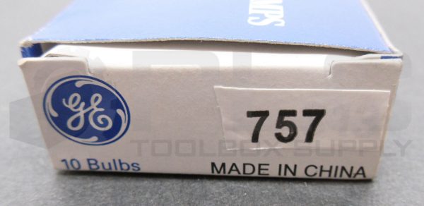 NEW BOX OF 10 GENERAL ELECTRIC 757 MINIATURE LAMP BULBS - Image 5