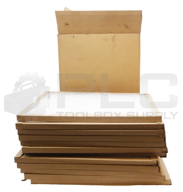 NEW BOX OF 12 AIR HANDLER 1W099 AIR FILTERS 16X20X1 *READ*