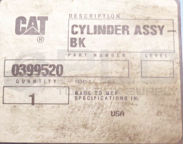 NEW CAT 0399520 CYLINDER ASSEMBLY, CATERPILLAR - Image 5