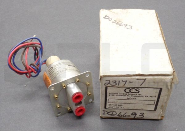 NEW CCS CUSTOM CONTROL SENSORS 642DH1132 PRESSURE SWITCH