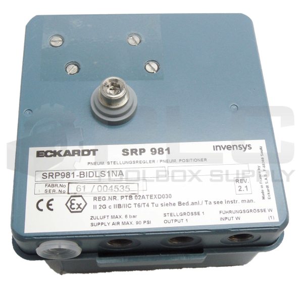 NEW FOXBORO ECKHARDT SRP981-BIDLS1NA SINGLE ACTION PNEUMATIC POSITIONER 90PSI - Image 3