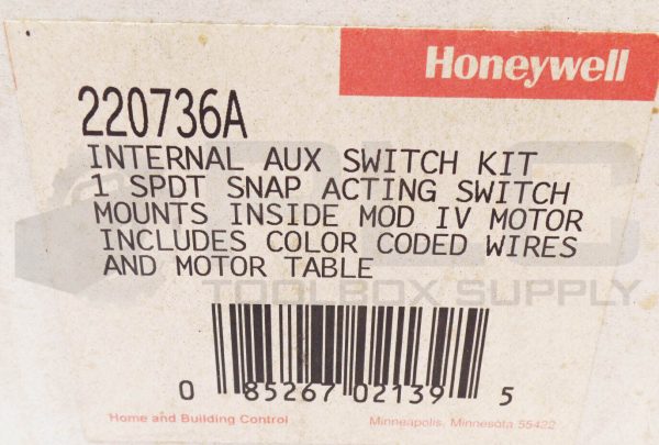 NEW HONEYWELL 220736A INTERNAL AUX SWITCH KIT - Image 7