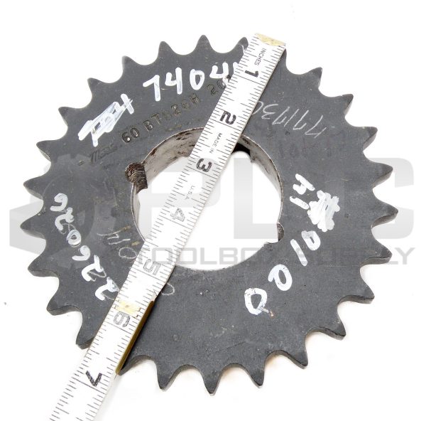 NEW MARTIN 60BTB26H SINGLE STRAND ROLLER CHAIN SPROCKET 26 TOOTH TAPERLOCK BORE - Image 4