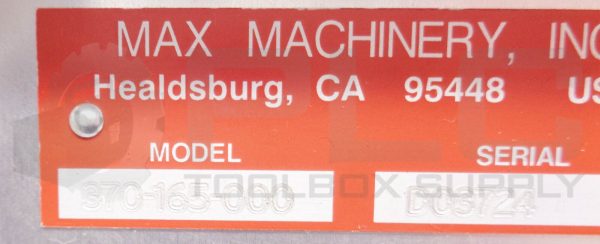 NEW MAX MACHINERY 370-165-000 FLOW METER - Image 6