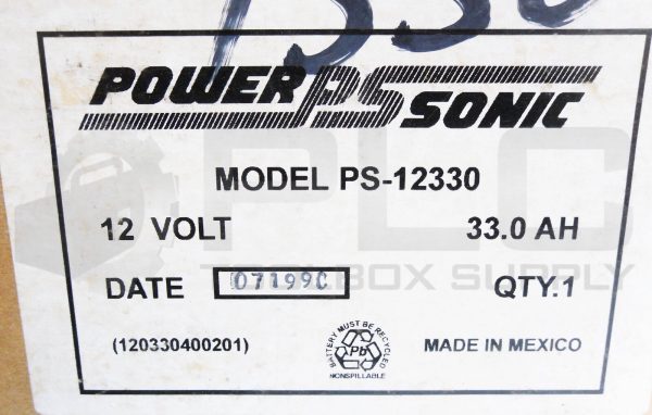 NEW POWER SONIC PS-12330 SEALED RECHARGEABLE BATTERY 12V 33.0AH - Image 7