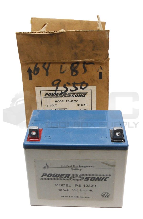 NEW POWER SONIC PS-12330 SEALED RECHARGEABLE BATTERY 12V 33.0AH