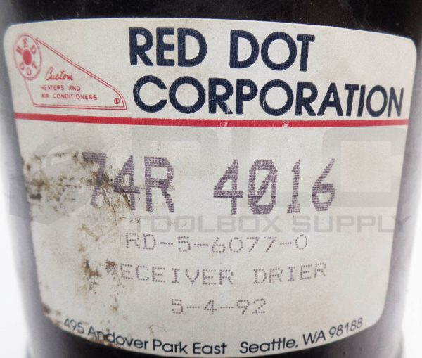 NEW RED DOT  RD-5-6077-0 RECEIVER DRYER 74R4016 - Image 5