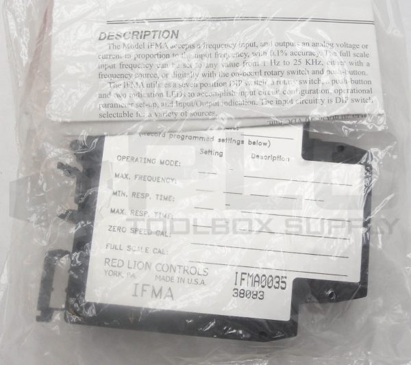 NEW RED LION CONTROLS IFMA0035 SIGNAL CONDITIONER 9-32VDC 2.5W - Image 5