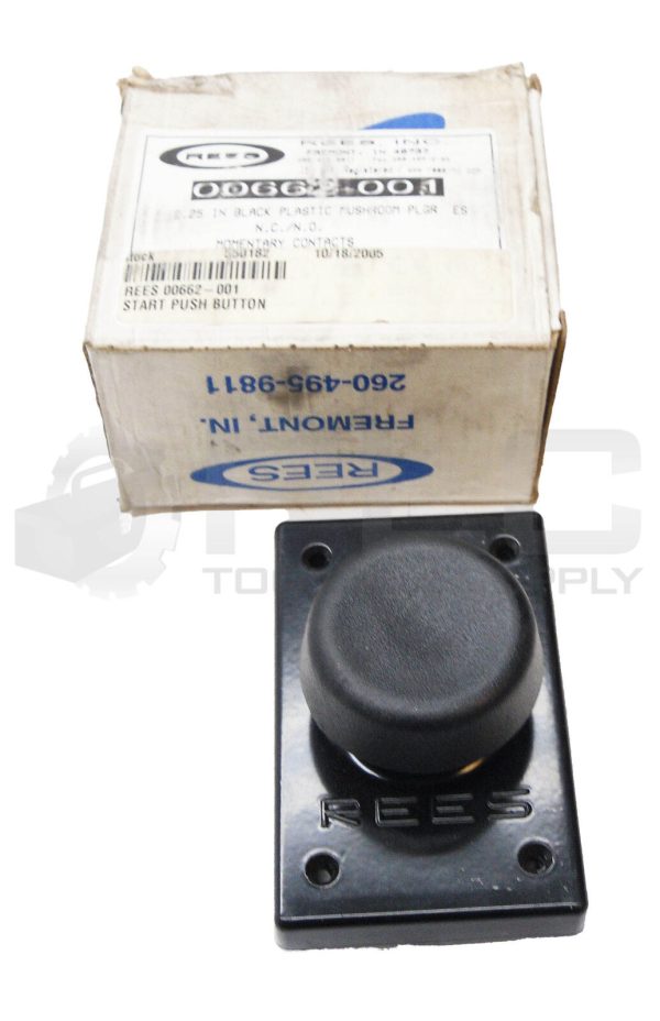 NEW REES 00662-001 BLACK PLASTIC MUSHROOM PLUNGER 2.25"
