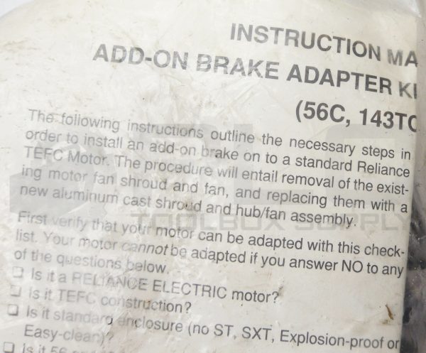 NEW RELIANCE M51A0627N-WP DUTY MASTER UNIBRAKE  230/460V TORQUE 6FT/LB *READ* - Image 5
