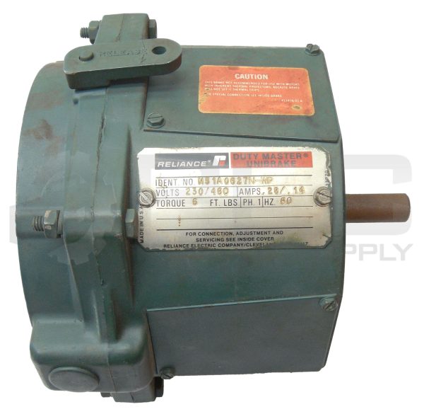 NEW RELIANCE M51A0627N-WP DUTY MASTER UNIBRAKE  230/460V TORQUE 6FT/LB *READ* - Image 8