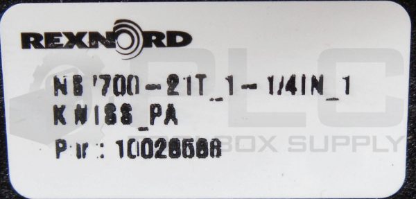 NEW REXNORD 10028588 SPROCKET NS7700-21T_1-1/4IN_1KW1SS_PA 614-63 1.25" BORE - Image 7