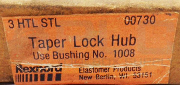 NEW REXNORD 3 HTL STL TAPER LOCK HUB 00730 - Image 5