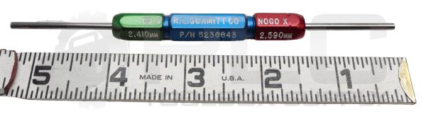 NEW R.L. SCHMIDT 5236643 MASTER PLUG PIN GAGE GO PD 2.140MM NOGO PD 2.590MM - Image 3