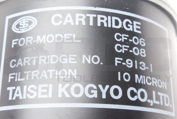 NEW TAISEI KOGYO F-913-1 FILTER FOR CF-06, CF-08 FILTRATION 10 MICRON - Image 6