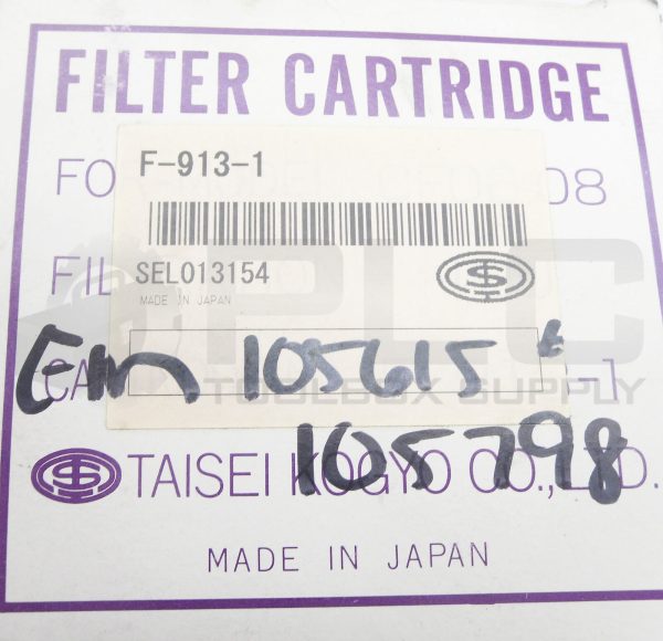 NEW TAISEI KOGYO F-913-1 FILTER FOR CF-06, CF-08 FILTRATION 10 MICRON - Image 7