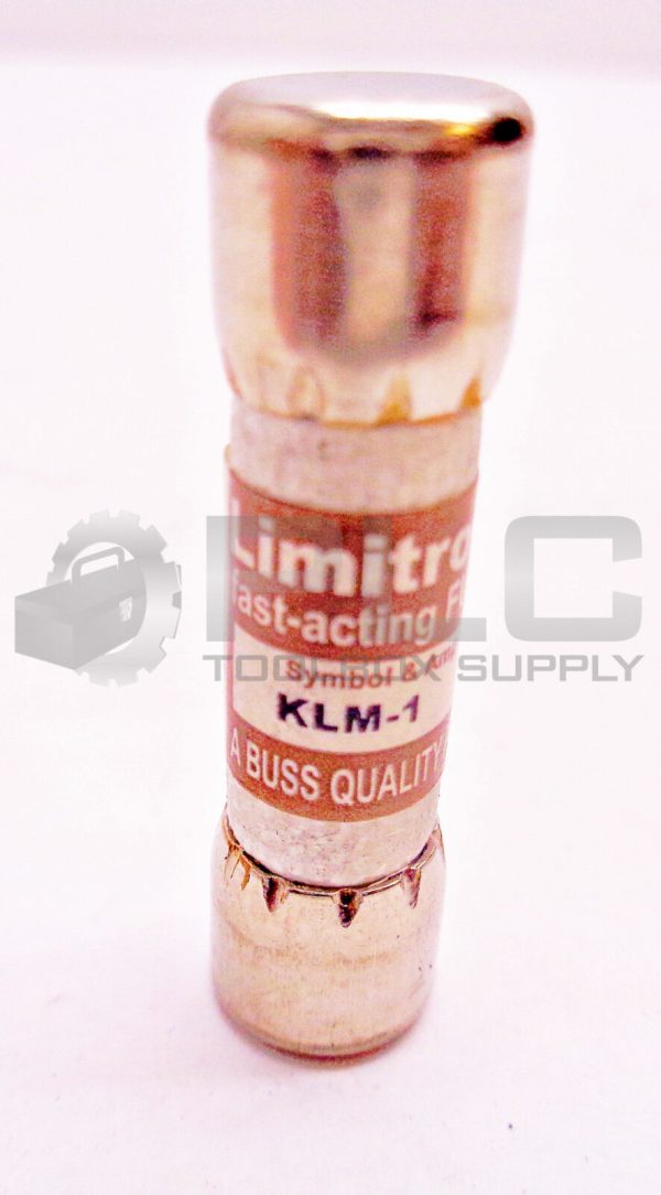 LOT OF 12 NEW BUSSMANN, KLM- 1, FUSE, 1A 600VAC/DC, 10X38MM FAST ACTING KLM1 - Image 4