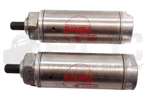 LOT OF 2 BIMBA 091 PNEUMATIC CYLINDERS