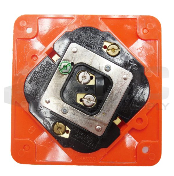 LOT OF 2 NEW BRYANT 1254-IGO QUADPLEX RECEPTACLE ORANGE 15A 125V 2P 3W - Image 5