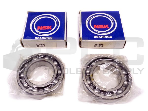 LOT OF 2 NEW NSK 6210C3 DEEP GROOVE BALL BEARING
