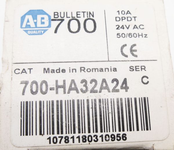 NEW ALLEN BRADLEY 700-HA32A24 /C RELAY 24V 10A *READ* - Image 7