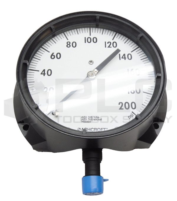NEW ASHCROFT 60-1379-SS-04L PRESSURE GAUGE 200PSI 1379SS 1/2"NPT 60 1379 SS 04L - Image 3