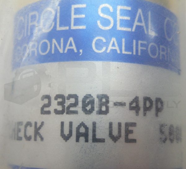 NEW CIRCLE SEAL CONTROLS 2320B-4PP CHECK VALVE 5000PSI - Image 5