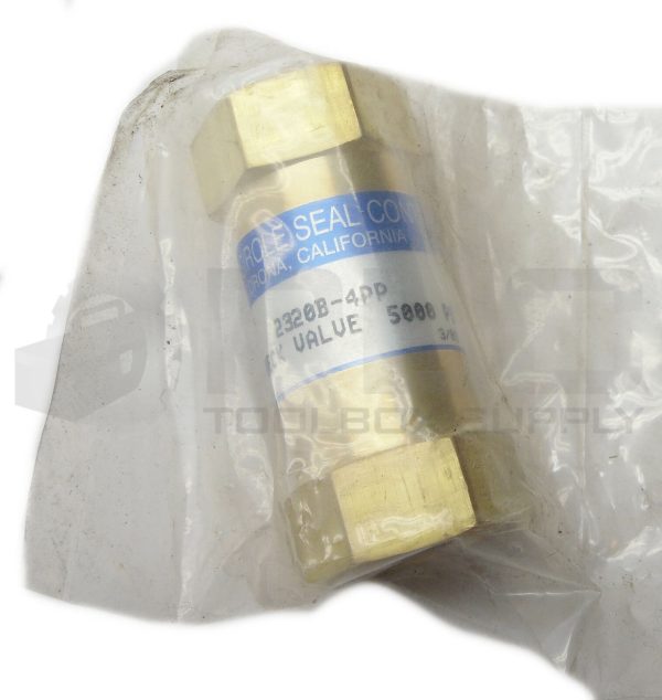 NEW CIRCLE SEAL CONTROLS 2320B-4PP CHECK VALVE 5000PSI