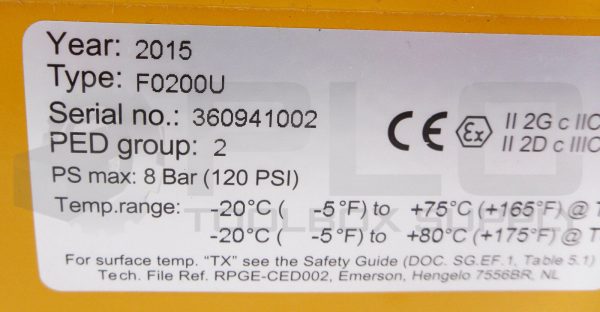 NEW EL-O-MATIC F0200U ACTUATOR VALVE 8 BAR 120PSI - Image 6