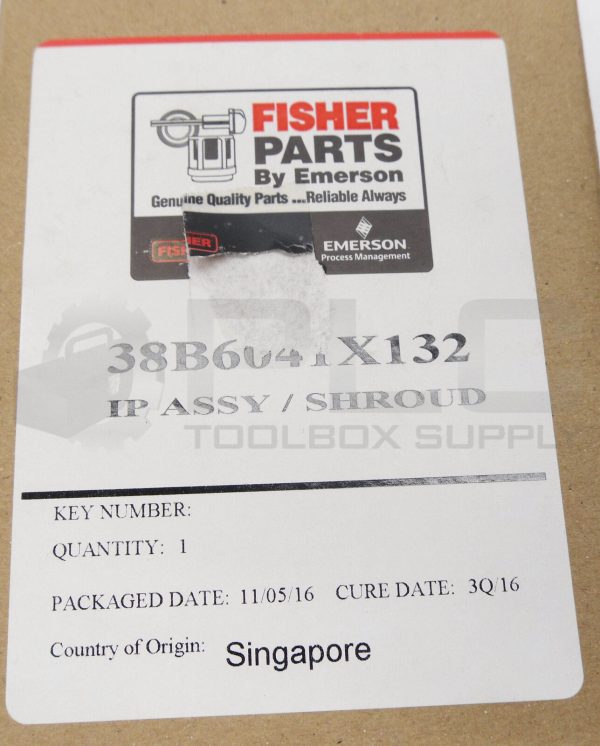 NEW FISHER CONTROLS 38B6041X132 SHROUD ASSEMBLY - Image 7